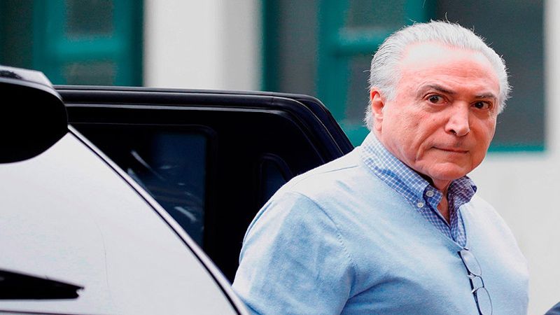 Ordenan que Michel Temer vuelva a prisi&oacute;n