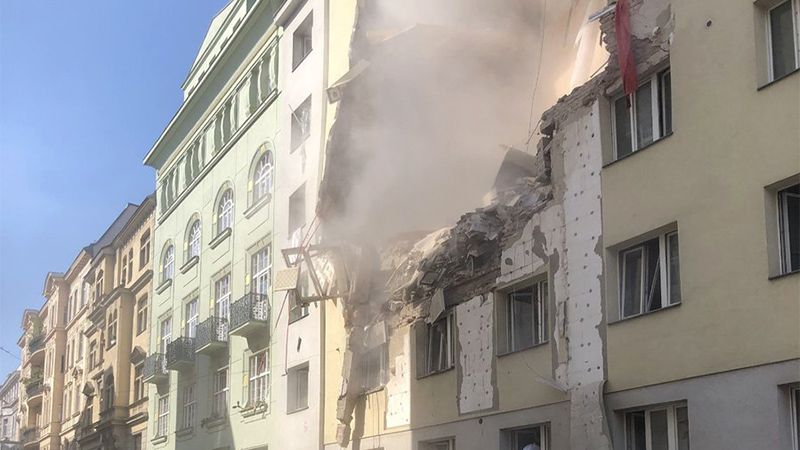 Una explosi&oacute;n de gas en Viena provoca el colapso parcial de dos edificios