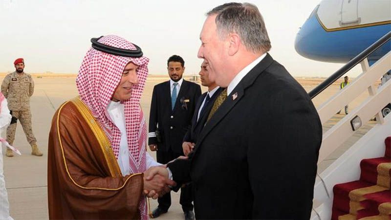 Riad anuncia resultados de investigaci&oacute;n de ataques coincidiendo con visita de Pompeo