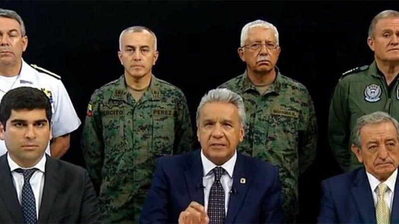 Len&iacute;n Moreno abandona Quito