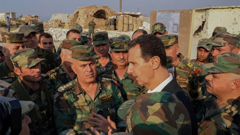 El Presidente sirio visita el frente de Idlib para afirmar su voluntad de ganar la batalla