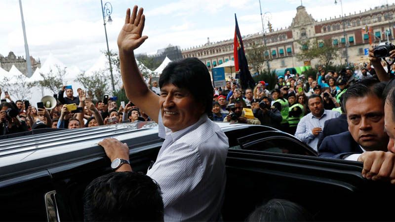 Morales asegura que est&aacute; dispuesto a volver para pacificar Bolivia