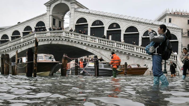 Venecia espera medidas urgentes para levantarse de las hist&oacute;ricas inundaciones