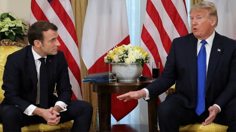 Trump a Macron: &iquest;Quiere que mande terroristas de Daesh a Francia?