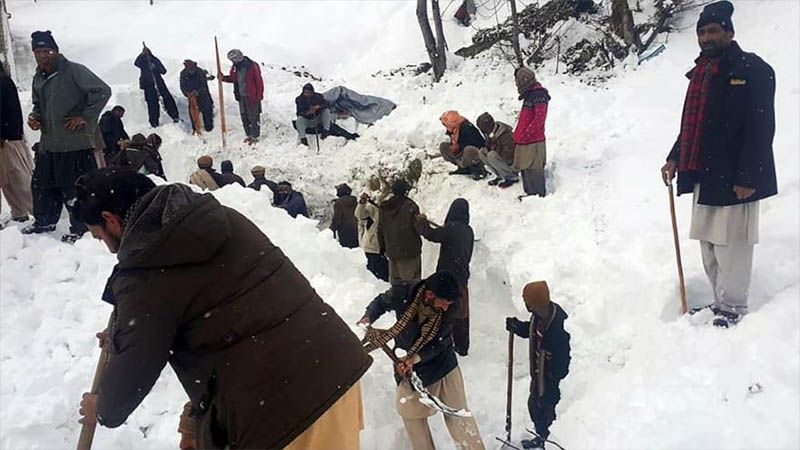 Avalanchas de nieve han dejado al menos 83 muertos en Paquist&aacute;n