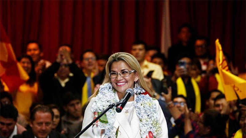 Jeanine &Aacute;&ntilde;ez anuncia su candidatura a las elecciones presidenciales de Bolivia