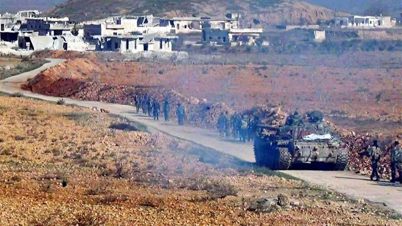 Ej&eacute;rcito sirio corta l&iacute;neas de suministro de los terroristas al oeste de Saraqib