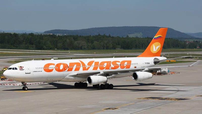 Estados Unidos aumenta presi&oacute;n a Venezuela con sanciones a aerol&iacute;nea estatal Conviasa