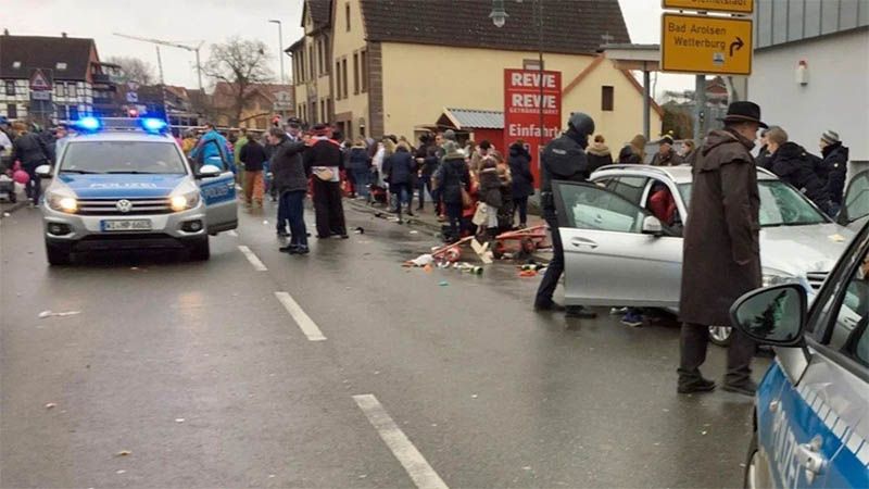 Decenas de heridos tras un atropello en un desfile de carnaval en Alemania
