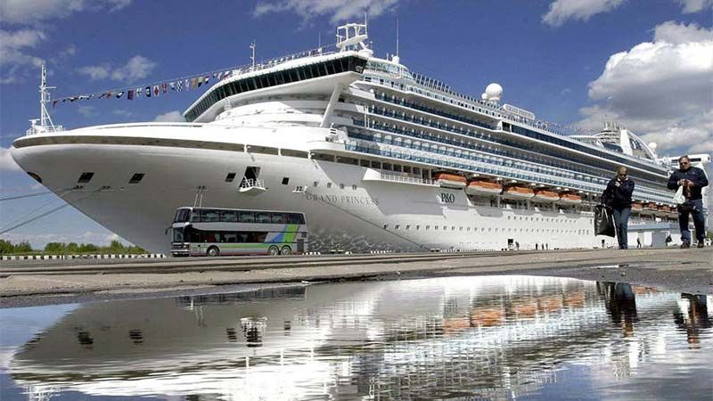 Pongan en cuarentena a m&aacute;s de 2.500 personas por el coronavirus en un crucero frente a las costas de California