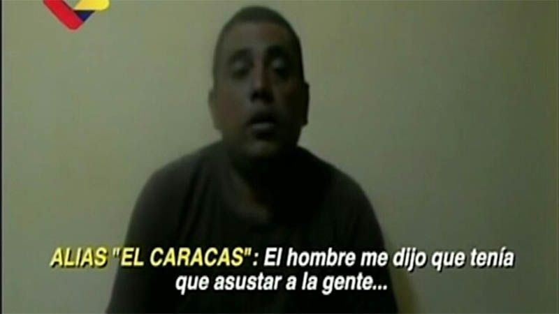 Un hombre reconoce haber sido contratado para simular ataque a Guaid&oacute; en Venezuela