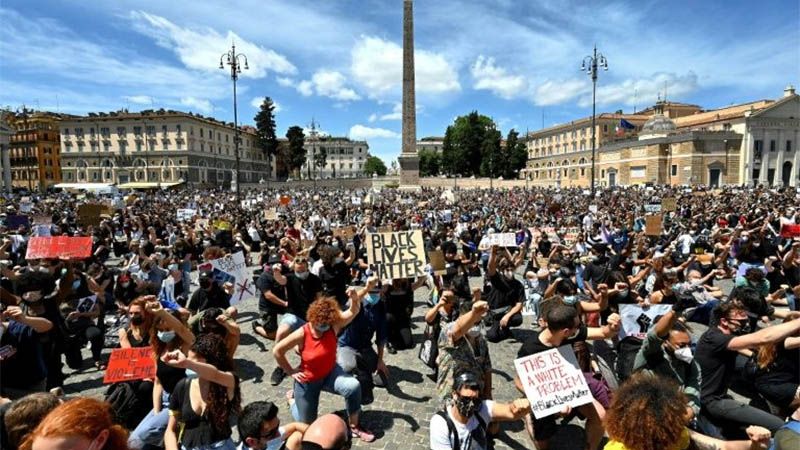 Ola de manifestaciones antirracistas sacude a Europa