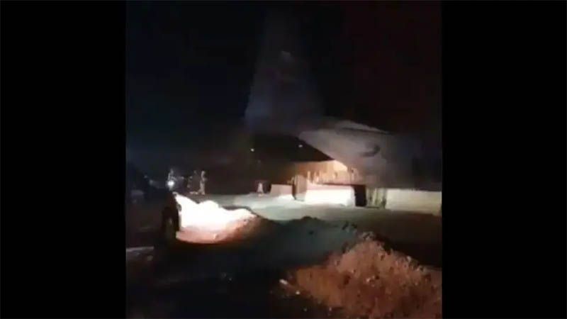 Un avi&oacute;n militar de EEUU se estrella en una base a&eacute;rea en Iraq