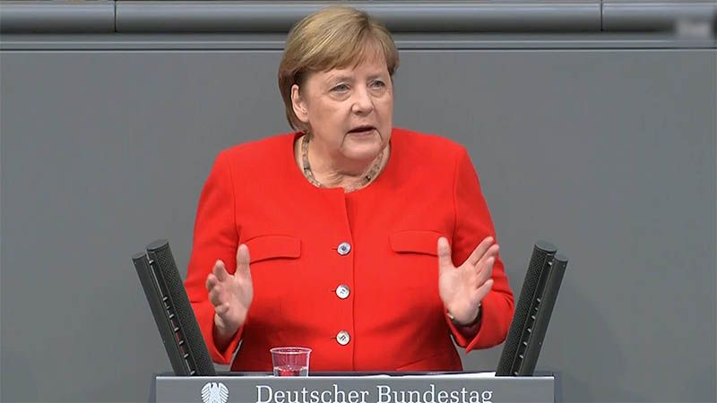La pandemia de coronavirus ha puesto de manifiesto la fragilidad de Europa, dice Merkel