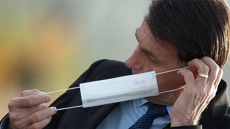 Bolsonaro vuelve a dar positivo en el test de COVID-19