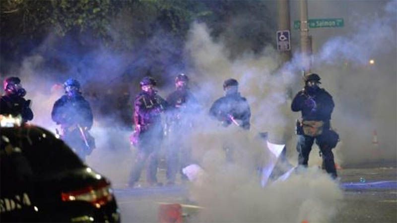 Contin&uacute;an las protestas antirraciales en Portland