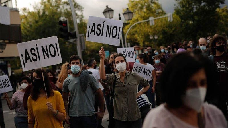 Comunidad de Madrid impone confinamiento en las zonas m&aacute;s empobrecidas de la capital