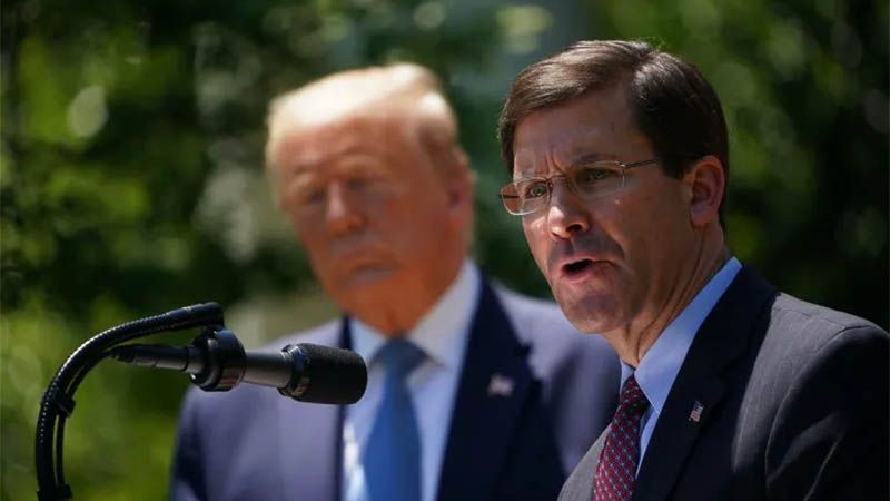 Trump despide al secretario de Defensa Mark Esper