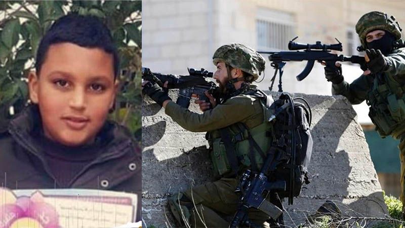 Soldados israel&iacute;es mataron sin raz&oacute;n a un menor palestino de once a&ntilde;os