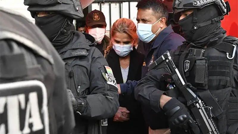 Justicia boliviana amplia prisi&oacute;n preventiva contra Jeanine &Aacute;&ntilde;ez