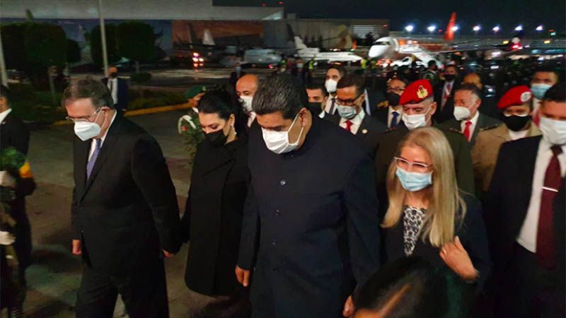El presidente de Venezuela llega a M&eacute;xico para la cumbre de la Celac