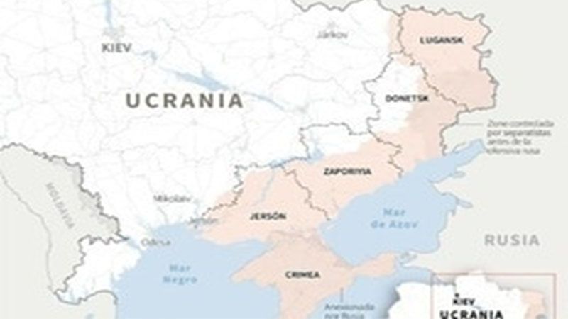 Resultados de los referendos en las regiones de Donb&aacute;s, Jers&oacute;n y Zaporiyia