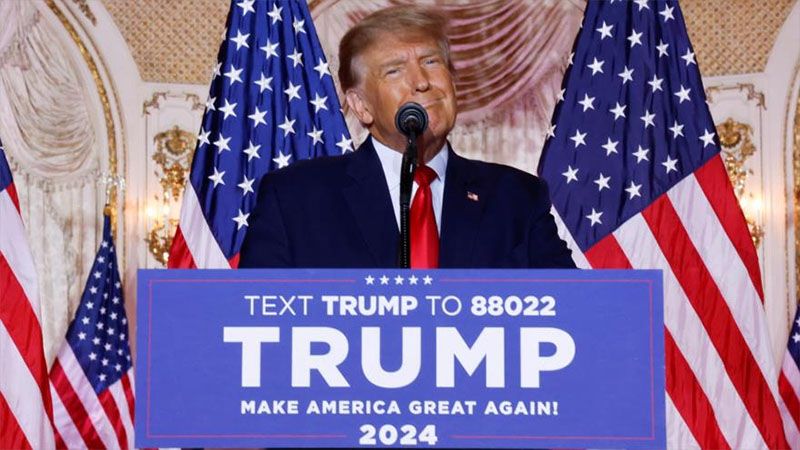 Donald Trump anuncia su candidatura a la Casa Blanca en 2024