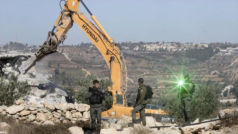 El r&eacute;gimen de ocupaci&oacute;n israel&iacute; acelera la demolici&oacute;n de casas palestinas en Cisjordania