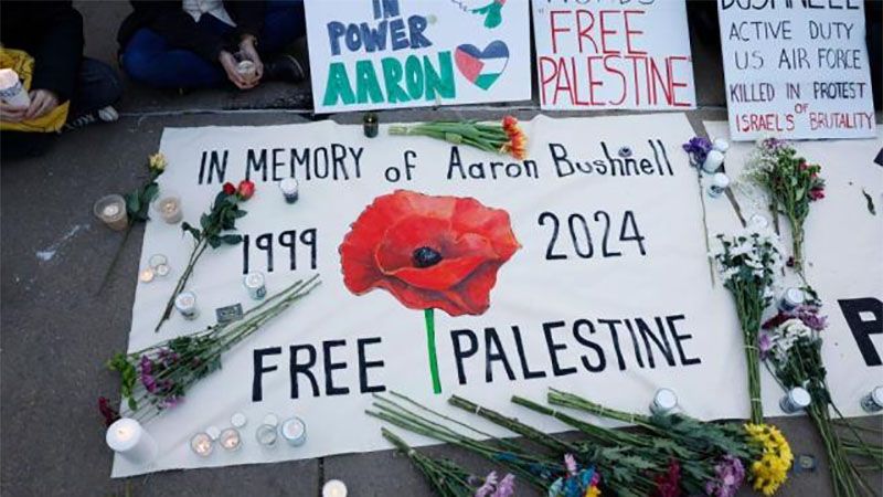 Muere Aaron Bushnell, el militar que se auto-inmol&oacute; en protesta contra el genocidio en Gaza