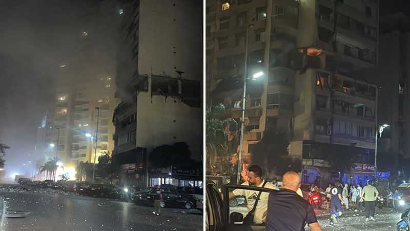 El enemigo israel&iacute; bombardea por primera vez la capital libanesa, Beirut