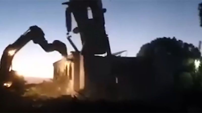 Fuerzas de ocupaci&oacute;n israel&iacute;es destruyen una mezquita en el sur de L&iacute;bano (v&iacute;deo)