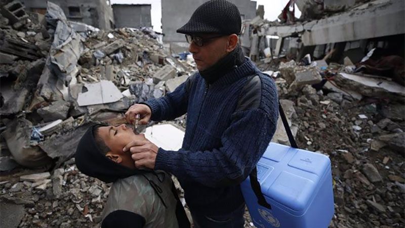 Bloqueo israel&iacute; impide vacunar a 602 mil ni&ntilde;os contra la polio