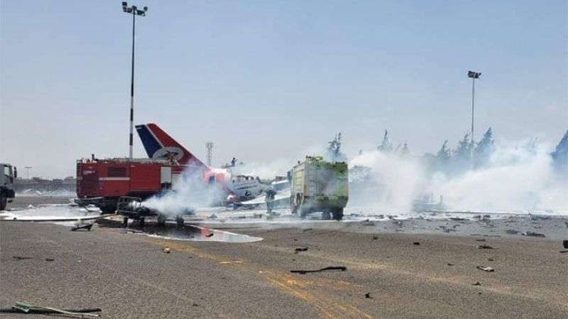 El ejército israelí bombardea el aeropuerto de la capital de Yemen