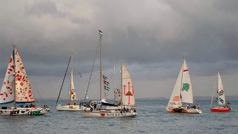 La Flotilla Global Sumud se adentra en la zona de alto riesgo