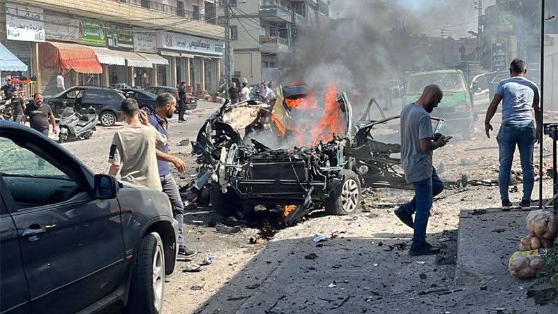 Un ataque israelí contra un vehículo en el sur del Líbano mata a dos personas (video)