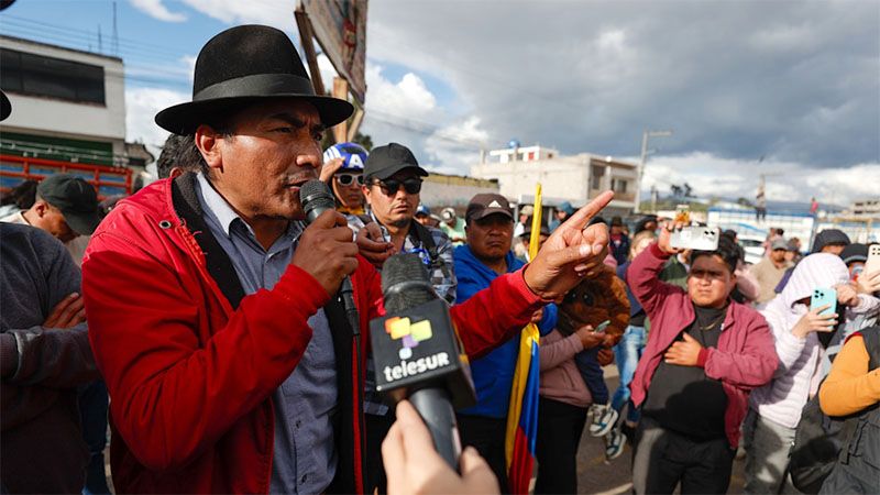 El movimiento ind&iacute;gena de Ecuador rechaza acusaci&oacute;n de &ldquo;intento de asesinato&rdquo; a Noboa