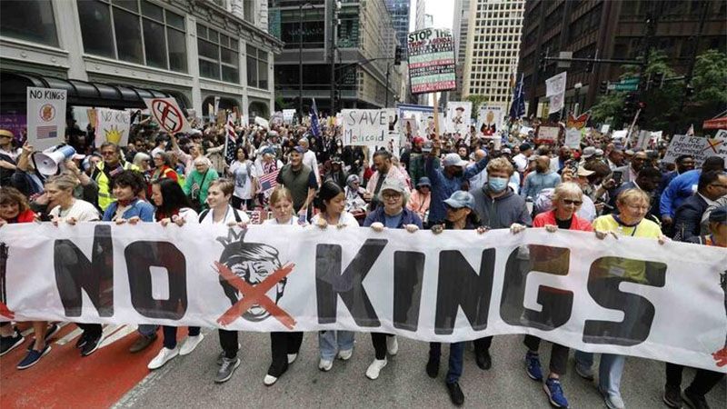 Trump dice que las protestas de &lsquo;No Kings&rsquo; son un &ldquo;chiste&rdquo; y no representan al pa&iacute;s