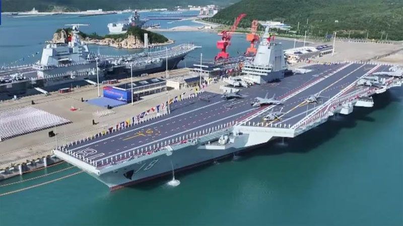 China pone en servicio su avanzado portaviones equipado con catapulta electromagn&eacute;tica