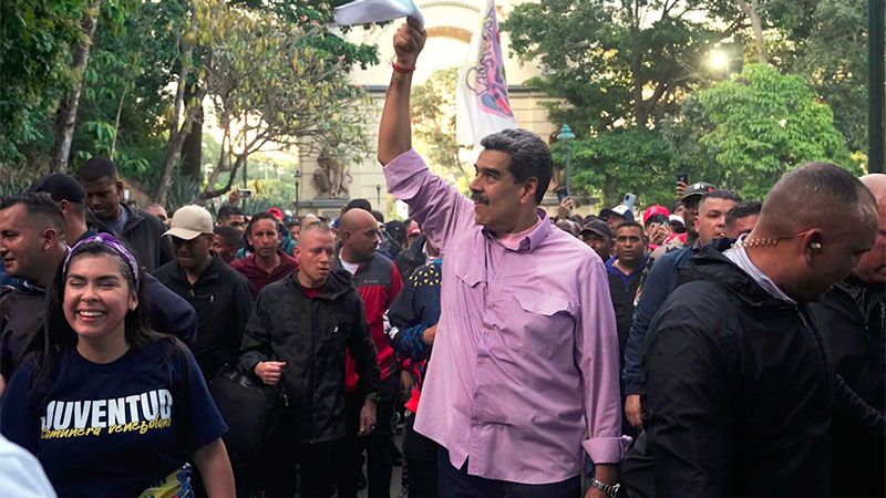 Maduro advierte que sobre Venezuela se cierne una amenaza de invasi&oacute;n desde EEUU