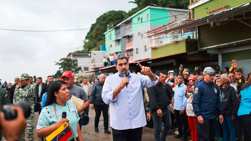 Maduro: &ldquo;All&aacute; el norte imperialista, con sus palabras y sus amenazas&rdquo;