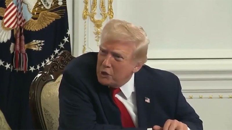 Trump llama est&uacute;pida a una periodista por pregunta sobre el tiroteo a la Guardia Nacional