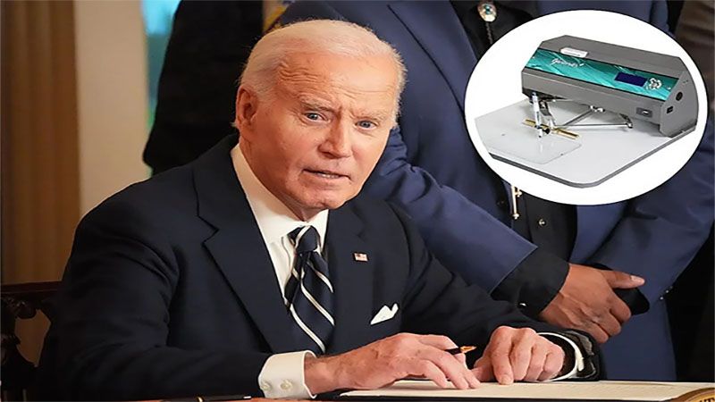 &iquest;Qu&eacute; es el autopen? La m&aacute;quina que sustitu&iacute;a la firma de Biden