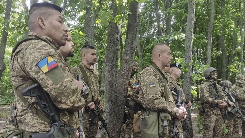 El ej&eacute;rcito ruso ha liquidado una unidad de mercenarios colombianos en J&aacute;rkov