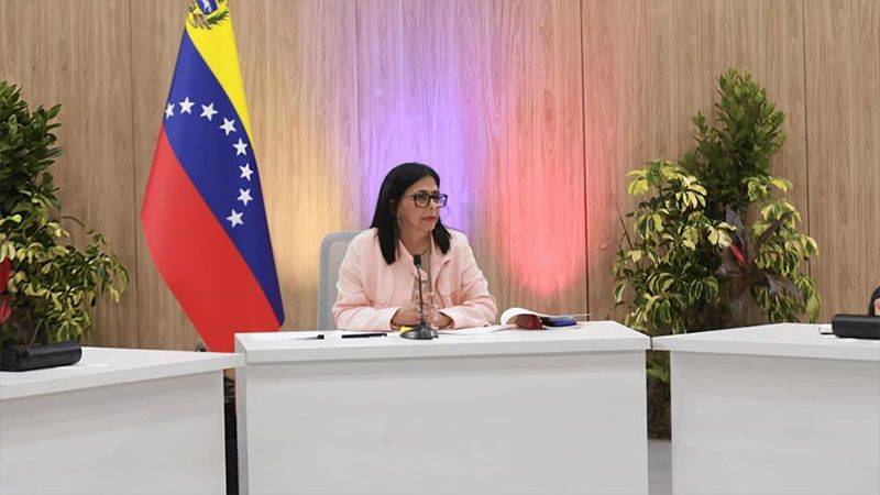 Delcy Rodr&iacute;guez replica a Trump y asegura que &ldquo;ning&uacute;n agente externo&rdquo; gobierna en Venezuela