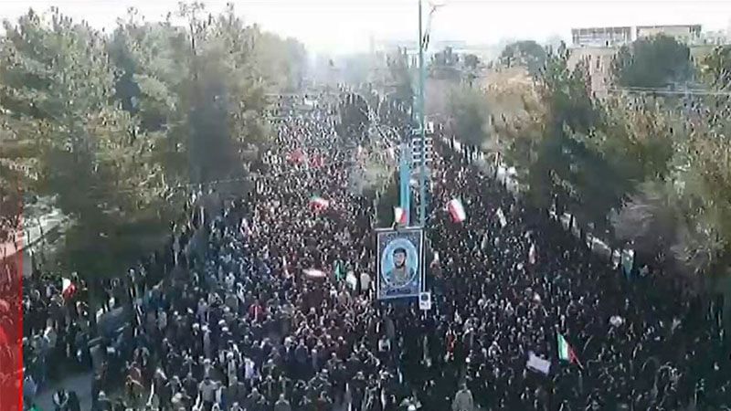 Las marchas populares son la &ldquo;elocuente respuesta&rdquo; a EEUU, afirma l&iacute;der iran&iacute;