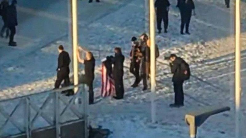 Arrestan al hombre que intent&oacute; izar bandera de EEUU en Groenlandia