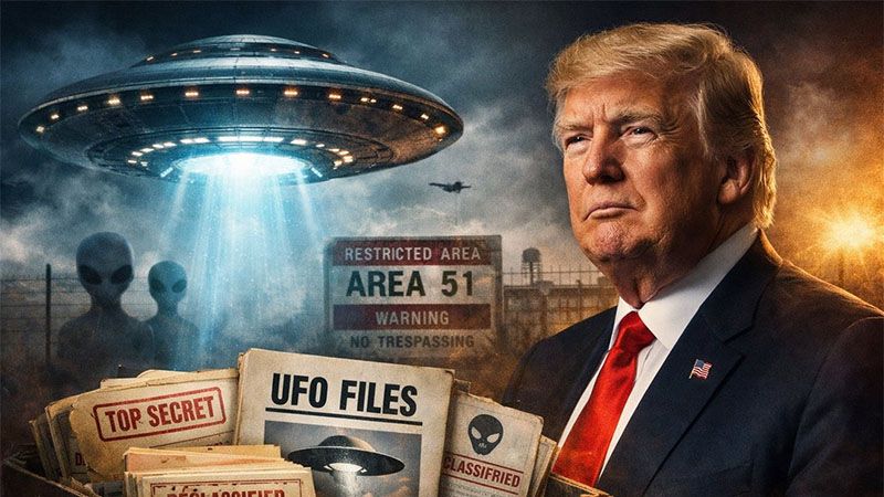 Trump dice que ordenar&aacute; la publicaci&oacute;n de informaci&oacute;n sobre extraterrestres