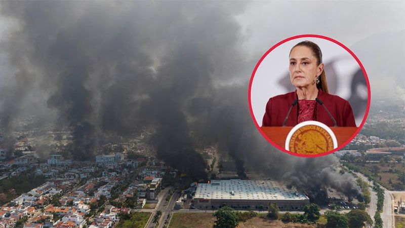 Sheinbaum llama a la &ldquo;calma&rdquo; tras violencia en M&eacute;xico