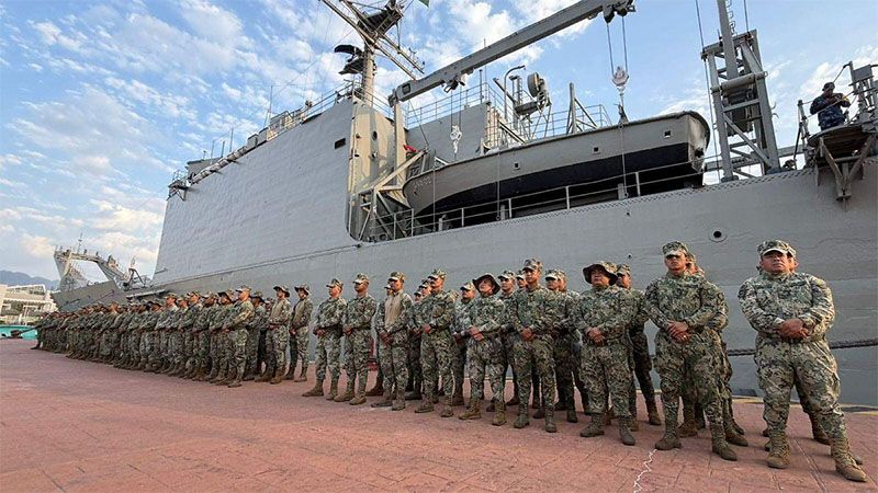 La Marina de M&eacute;xico refuerza la seguridad en Puerto Vallarta