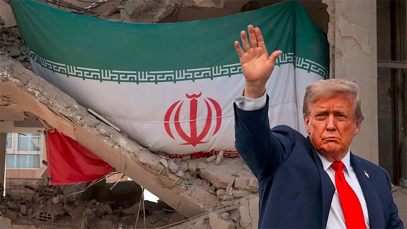 Trump afirma que s&oacute;lo una &ldquo;rendici&oacute;n incondicional&rdquo; de Ir&aacute;n pondr&aacute; fin a la guerra